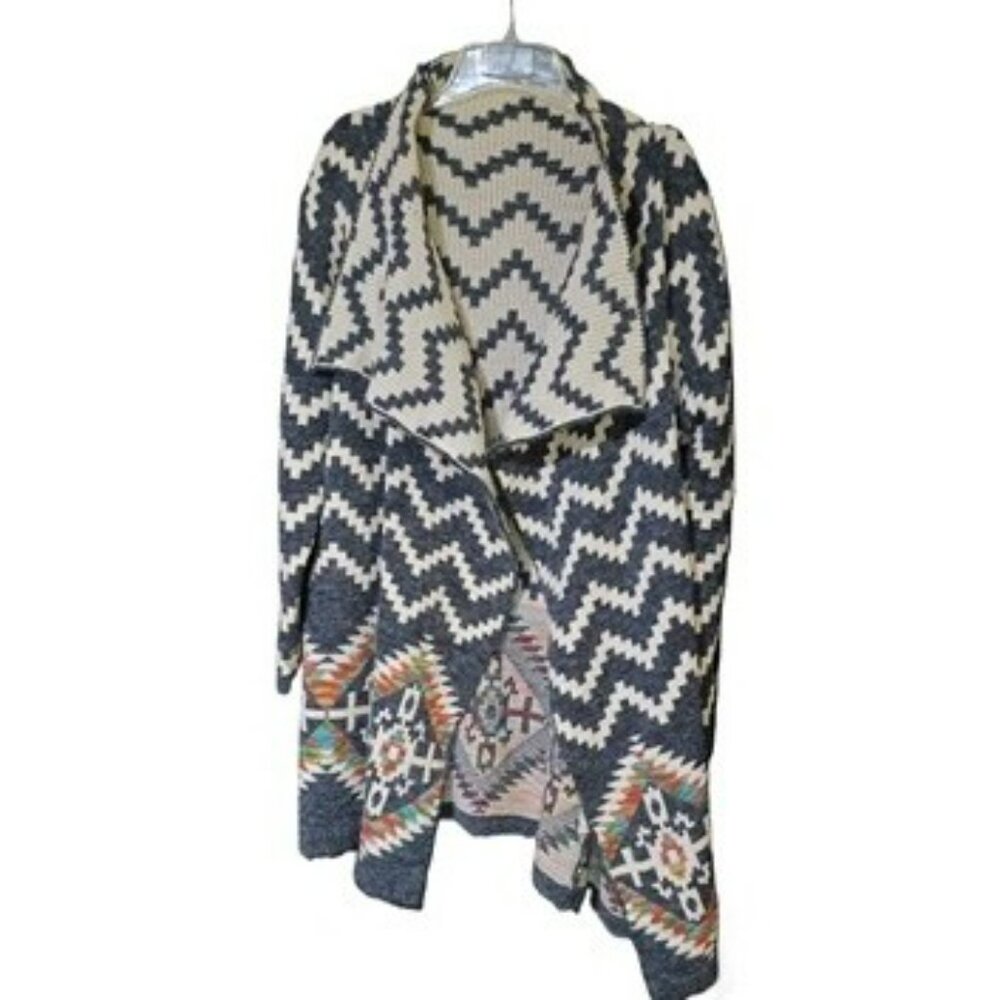 ECU: Ciao Melano Design In Paris Size 0X Southwest Cardigan - Picture 4 of 4